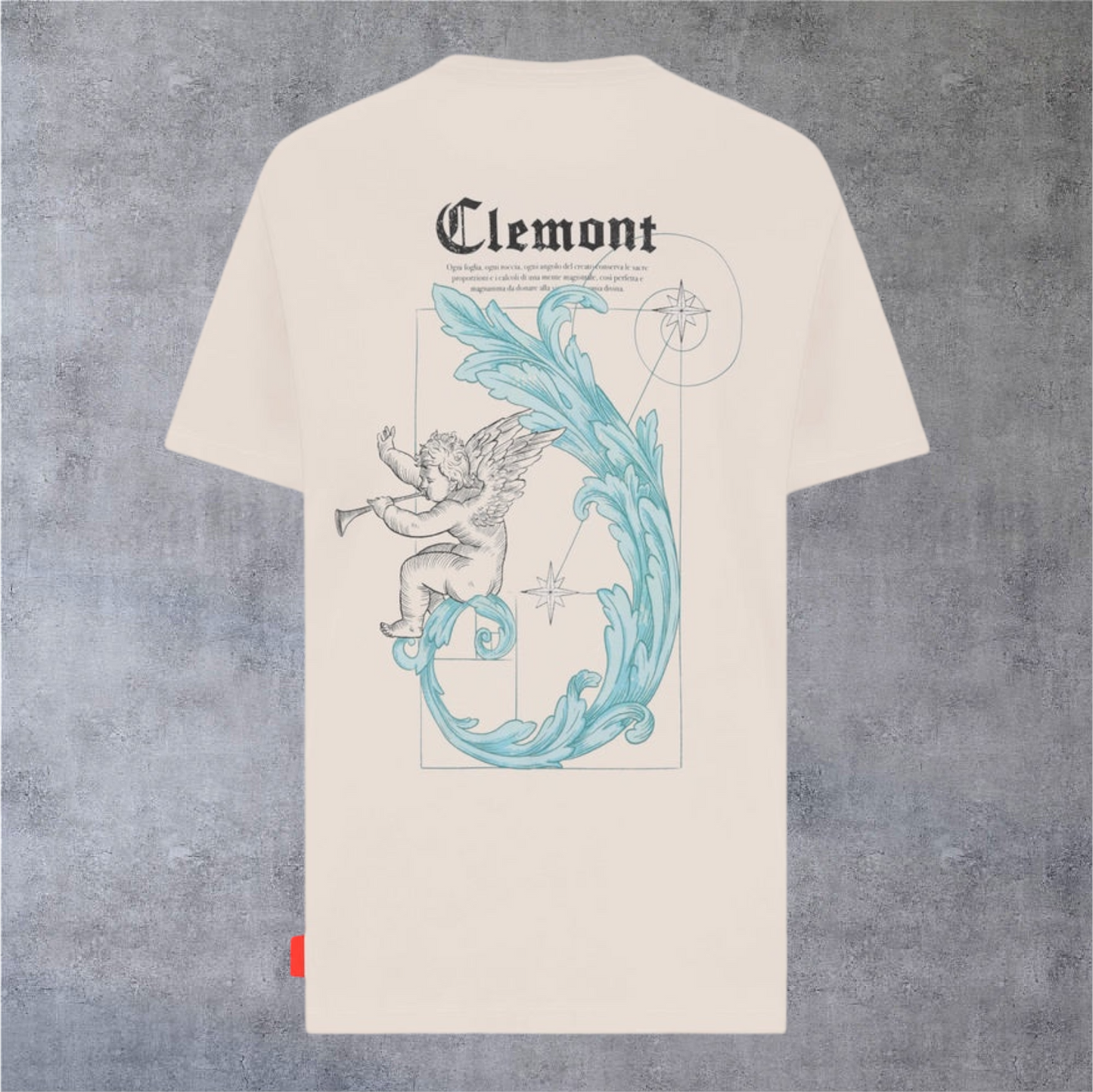 Camiseta Clemont Spirale Crema